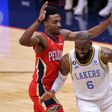 Pelicans end 10-game losing streak in win vs. Lakers