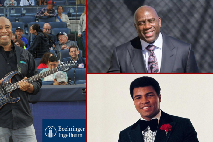 Bernie Williams, Muhammad Ali and Magic Johnson have each previously gotten a Grammy nomination || Image credit: X