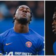 Axel Disasi and Benoit Badiashile of Chelsea.