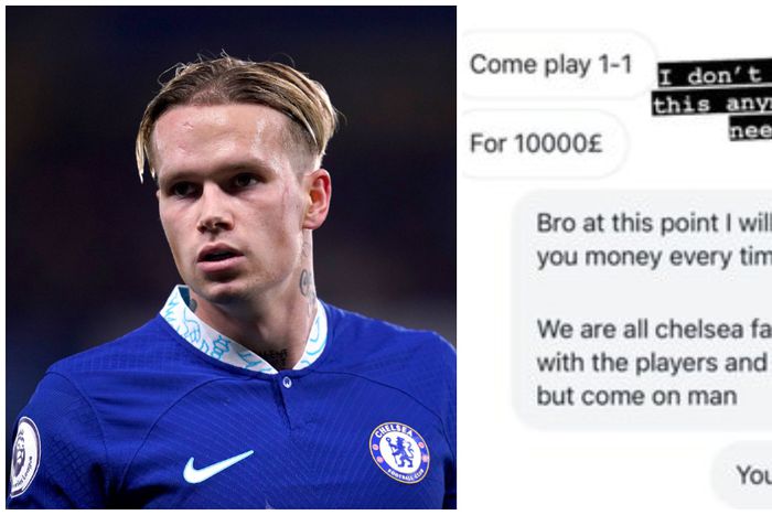 Mudryk had a heated moment with a Chelsea fan on his social media account.