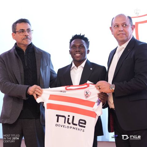 Finally, Travis Mutyaba unveiled as Zamalek player