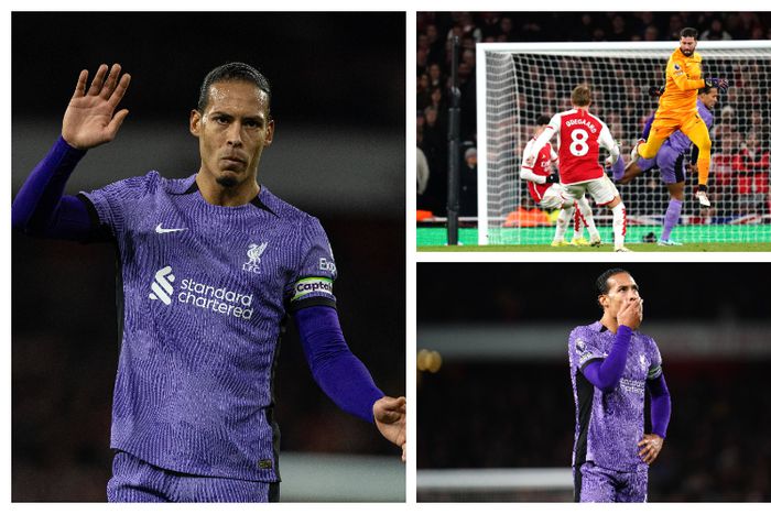 Van Dijk takes the blame for Liverpool's loss against Arsenal