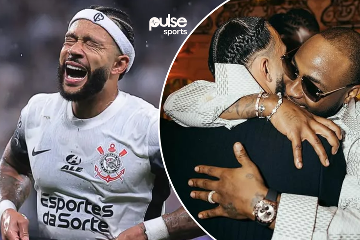 Memphis Depay: Davido’s football “brother” and ex-Barcelona star BANNED for 2 years and handed 4-month prison sentence for drunk driving