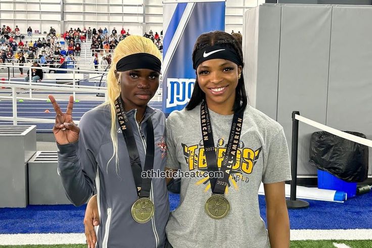 Umukoro and Thompson awarded Regional Track Athletes of the Year at the NJCAA Indoor Championships