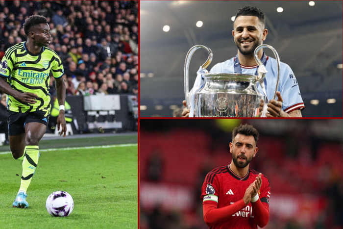 Riyad Mahrez, Bukayo Saka and Bruno Fernandes are amongst players who have scored 50 goals and registered 50 assists in the Premier League || Image credit: Imago