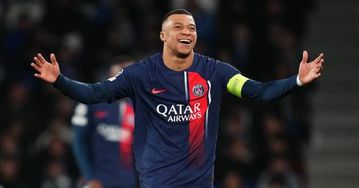 Mbappe Tears the Net with Fierce Shot to Give PSG the Lead in Champions League Tie