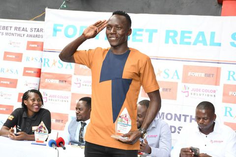 Omedi shrugs off competition from Shaban, Dhata for Fortebet Real Stars Award