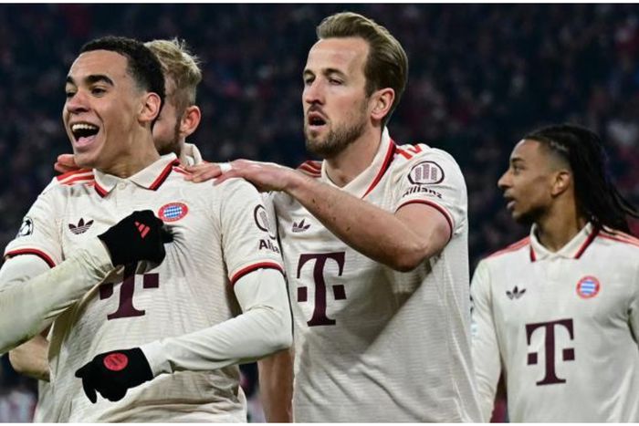 Harry Kane and Musiala gave Bayern Munich a comprehensive first-leg win against Bayer Leverkusen in the Champions League.