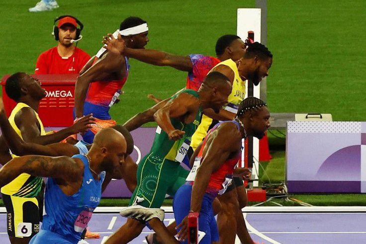 Noah Lyles reveals tactical blunder that cost him faster time during 100m Olympic final win over Kishane Thompson