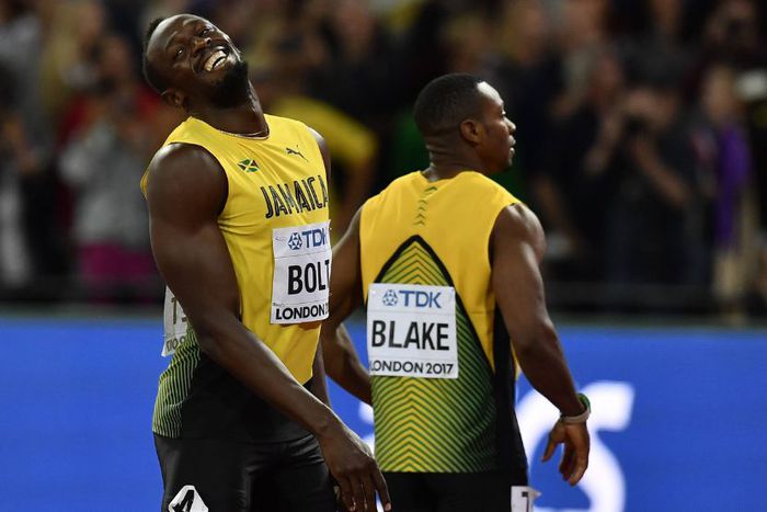 Usain Bolt and Yohan Blake