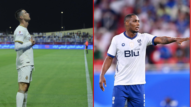 Ighalo and Ronaldo are among the top scorers in the Saudi Pro League