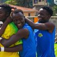 Kariobangi Sharks celebrate FKF Premier League goal.
