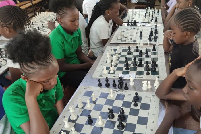 Junior Chess players in action during a past tournament