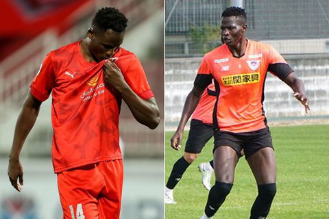 Olunga teases Anthony Akumu after midfielder opens goal account in Japan