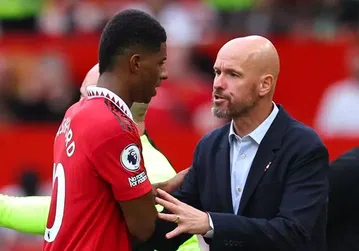 Ten Hag backs Rashford amidst criticism after Chelsea loss