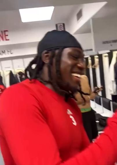 Ahead of the Premier League clash between Fulham and Liverpool, Calvin Bassey hustles Jollof Rice for Emile Smith Rowe.