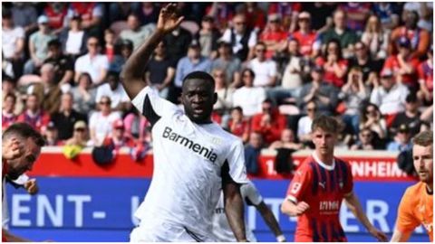 Super Eagles duo Boniface and Tella suffer as Argentine midfielder saves Leverkusen blushes with late winner