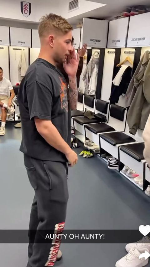 Ahead of the Premier League clash between Fulham and Liverpool, Calvin Bassey hustles Jollof Rice for Emile Smith Rowe.