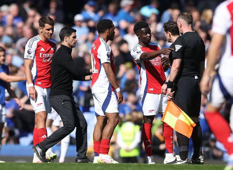 Arsenal. Mikel Arteta. Bukayo Saka.