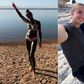 Super Falcons star Ashleigh Plumptre visits Red Sea and the baptismal site of Jesus on break from Al-Ittihad.