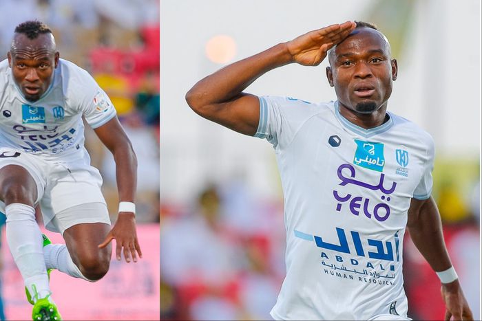 Nigerian striker Saviour Godwin was the hero as Al-Akhdoud recorded a comfortable 1-0 win against Al-Orubah.