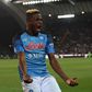 Napoli striker Victor Osimhen celebrate being champions of Italy