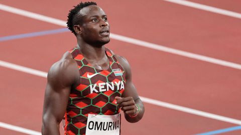 Dejected Omanyala reacts to Kenya's disappointing opening display in 4x100m at World Relays