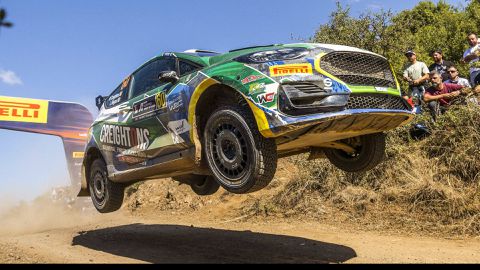 William Creighton takes on the grit of Rally Portugal in pursuit of WRC2 glory