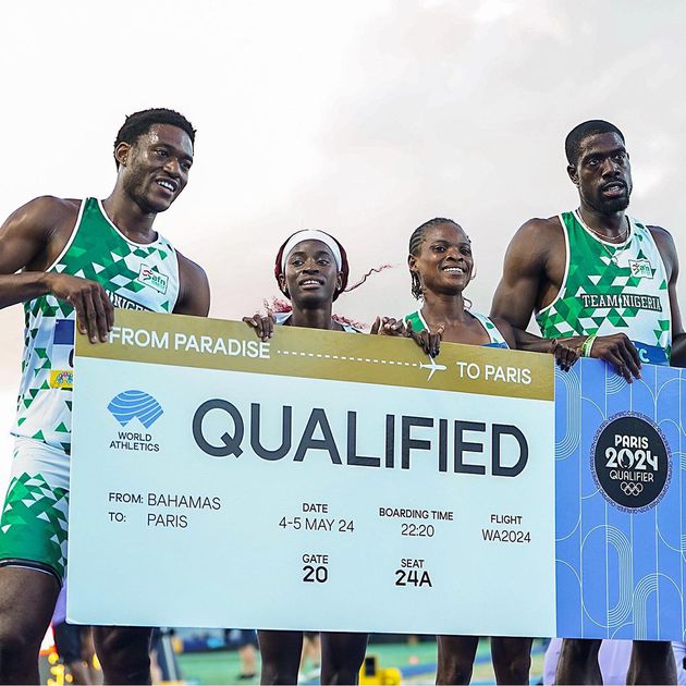 World Relays Nigeria's mixed 4x400m team seals ticket to Paris Olympic