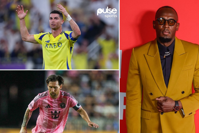 Usain Bolt names Cristiano Ronaldo and Lionel Messi in ultimate front three || Image credit: Imago