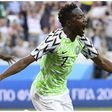 Ahmed Musa celebrating for the Super Eagles. || Imago