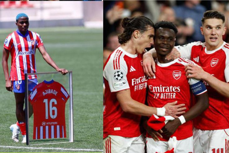 Nigeria captain celebrates Arsenal victory over former club
