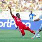 Ghana's Augustine Okrah leads players clear out at Simba