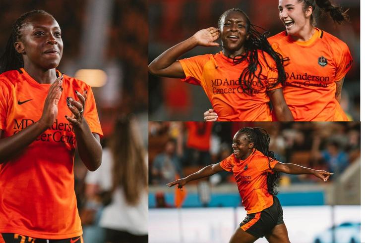 Alozie is back in action next weekend on Sunday, June 11, when the Houston Dash takes on the Ifeoma Onumonu led NJ/NY Gotham FC at Shell Energy Stadium.