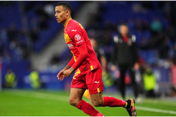 Mason Greenwood in action for Getafe