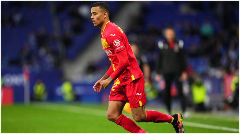 Mason Greenwood in action for Getafe