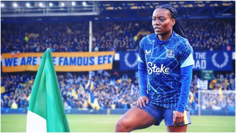 FLYING THE FLAG! Everton star Toni Payne produdly represents Super Falcons as only Nigerian in Barclays WSL