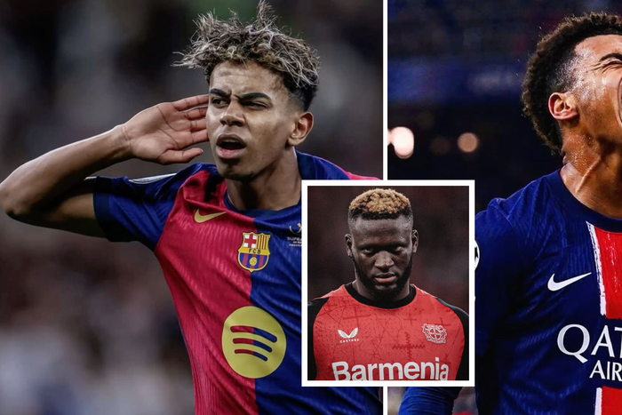 Super Eagles striker Victor Boniface settles Lamine Yamal vs Desire Doué debate