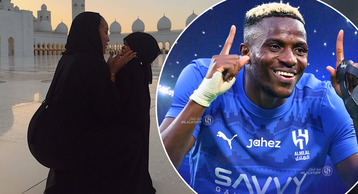 Saudi Bound? Osimhen's girlfriend Stefanie drops HUGE transfer hint after visiting mosque in Middle East amid ₦1 BILLION-per-week offer
