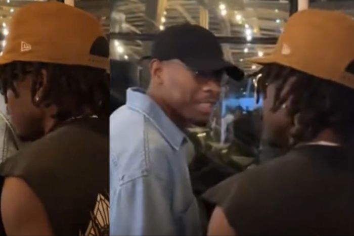 Ademola Lookman and David Alaba show signs of friendship as they link up in Lagos.