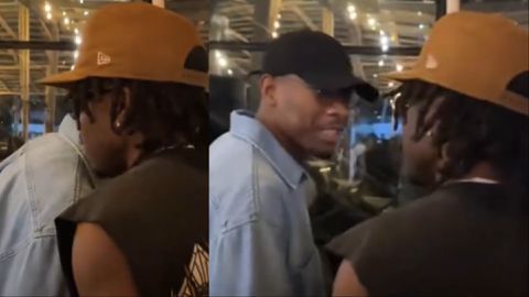David Alaba and Ademola Lookman link up in Lagos