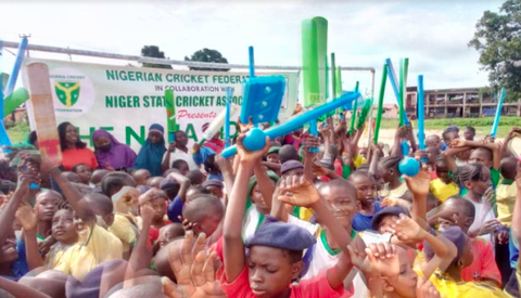 Niger State Cricket takes Cricket gospel to Police Children’s School