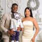 Victor Wanyama and his fiancée Serah Teshna with their son