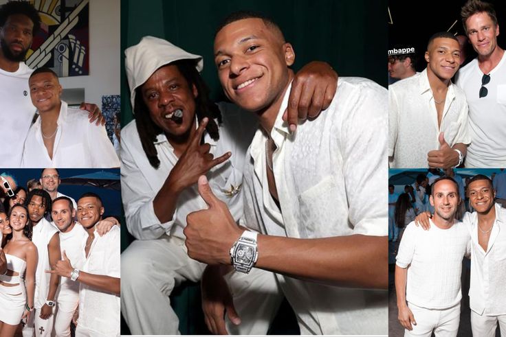 One of the most renowned summer gatherings in the Hamptons is Rubin's annual VIP Fourth of July party and Mbappe was one of the stars to do it