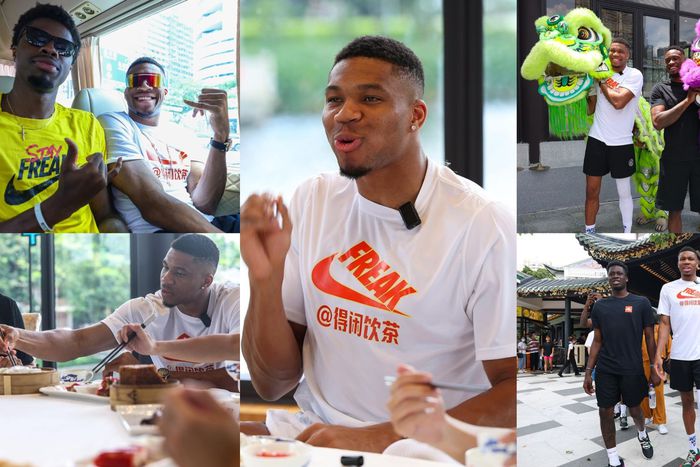 Giannis, who won back-to-back league MVP awards in 2019 and 2020, received continuous screams of "MVP! MVP!" from the audience as he signed autographs for the fans.