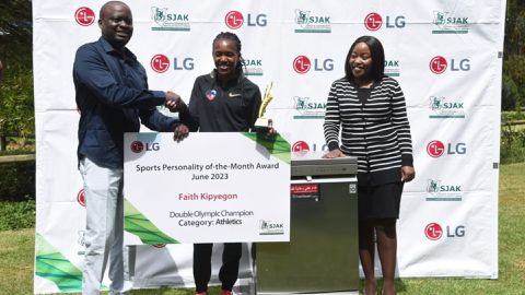 Faith Kipyegon named Sports Personality for June after setting two world records in a week