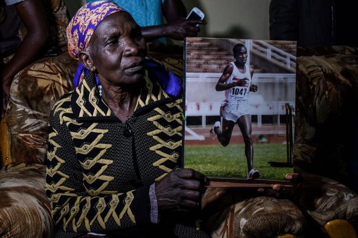Eliud Kipchoge's mother Janet Rotich