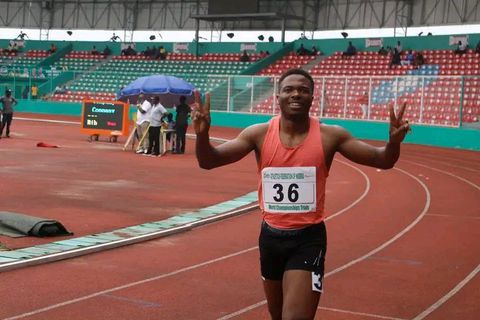 Itsekiri becomes two-time National champion and 2023 Nigeria's fastest man