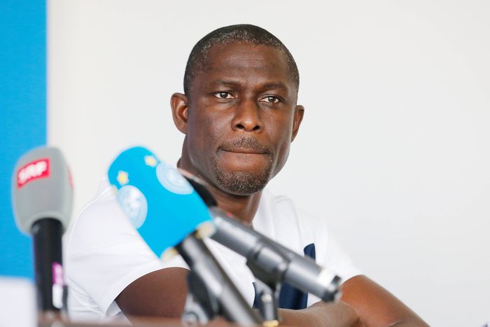 Chelsea new man Seyi Olofinjana.