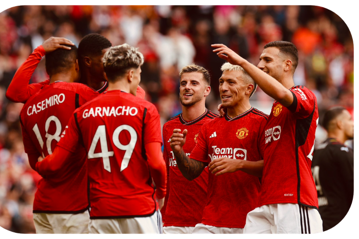 Manchester United defeat RC Lens- Photo Credit- Twitter